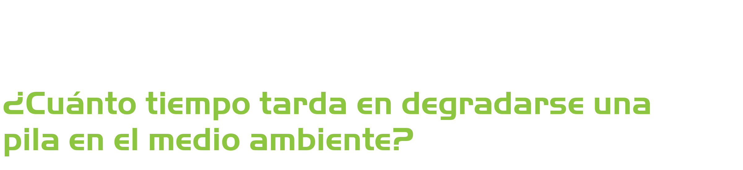Las pilas contaminan, si o no