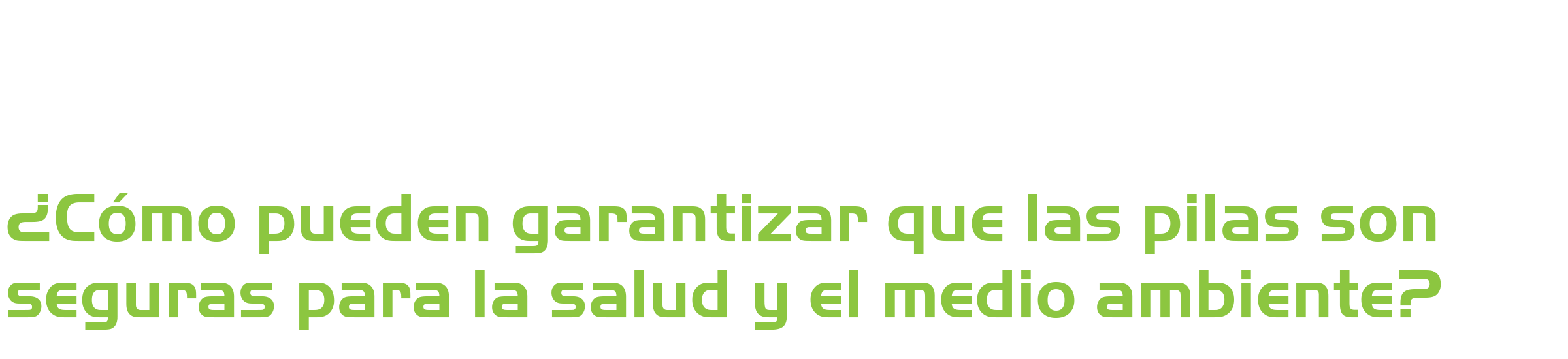 Las pilas contaminan, si o no