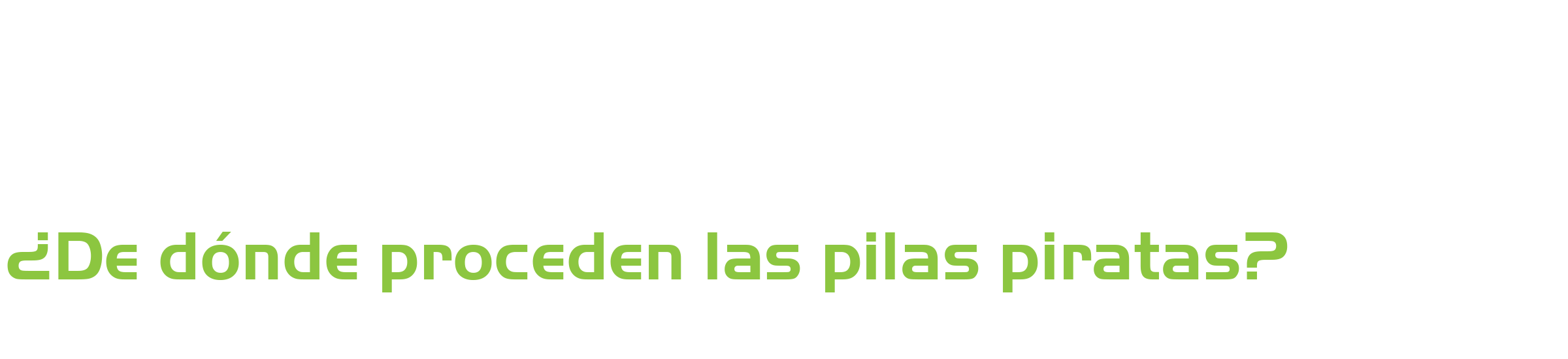 Las pilas contaminan, si o no
